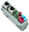 Übergabemodul RJ-45 mit Leistungskontakten