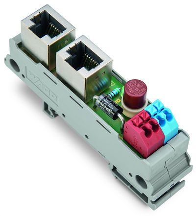 Übergabemodul RJ-45 mit Leistungskontakten