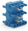 5-fach-Verteiler 5-polig Kod. I blau