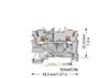 2-Leiter-Durchgangsklemme mit Drücker 1 mm² grau