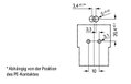 Stecker,mit PE-Direktkontakt,3-polig,weiß