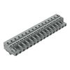 1-Leiter-Federleiste CAGE CLAMP® 2,5 mm² grau