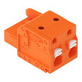 1-Leiter-Federleiste,Drücker,Push-in CAGE CLAMP®,orange