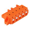 1-Leiter-Federleiste,Drücker,Push-in CAGE CLAMP®,orange