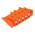 1-Leiter-Federleiste,Drücker,Push-in CAGE CLAMP®,orange