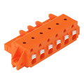 1-Leiter-Federleiste,Drücker,Push-in CAGE CLAMP®,orange