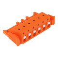 1-Leiter-Federleiste,Drücker,Push-in CAGE CLAMP®,orange