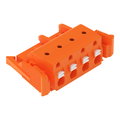 1-Leiter-Federleiste,Drücker,Push-in CAGE CLAMP®,orange