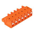 1-Leiter-Federleiste,Drücker,Push-in CAGE CLAMP®,orange