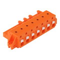 1-Leiter-Federleiste,Drücker,Push-in CAGE CLAMP®,orange
