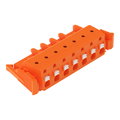 1-Leiter-Federleiste,Drücker,Push-in CAGE CLAMP®,orange