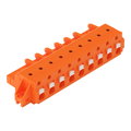 1-Leiter-Federleiste,Drücker,Push-in CAGE CLAMP®,orange