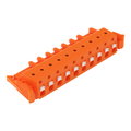 1-Leiter-Federleiste,Drücker,Push-in CAGE CLAMP®,orange