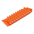 1-Leiter-Federleiste,Drücker,Push-in CAGE CLAMP®,orange