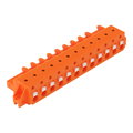 1-Leiter-Federleiste,Drücker,Push-in CAGE CLAMP®,orange