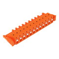 1-Leiter-Federleiste,Drücker,Push-in CAGE CLAMP®,orange