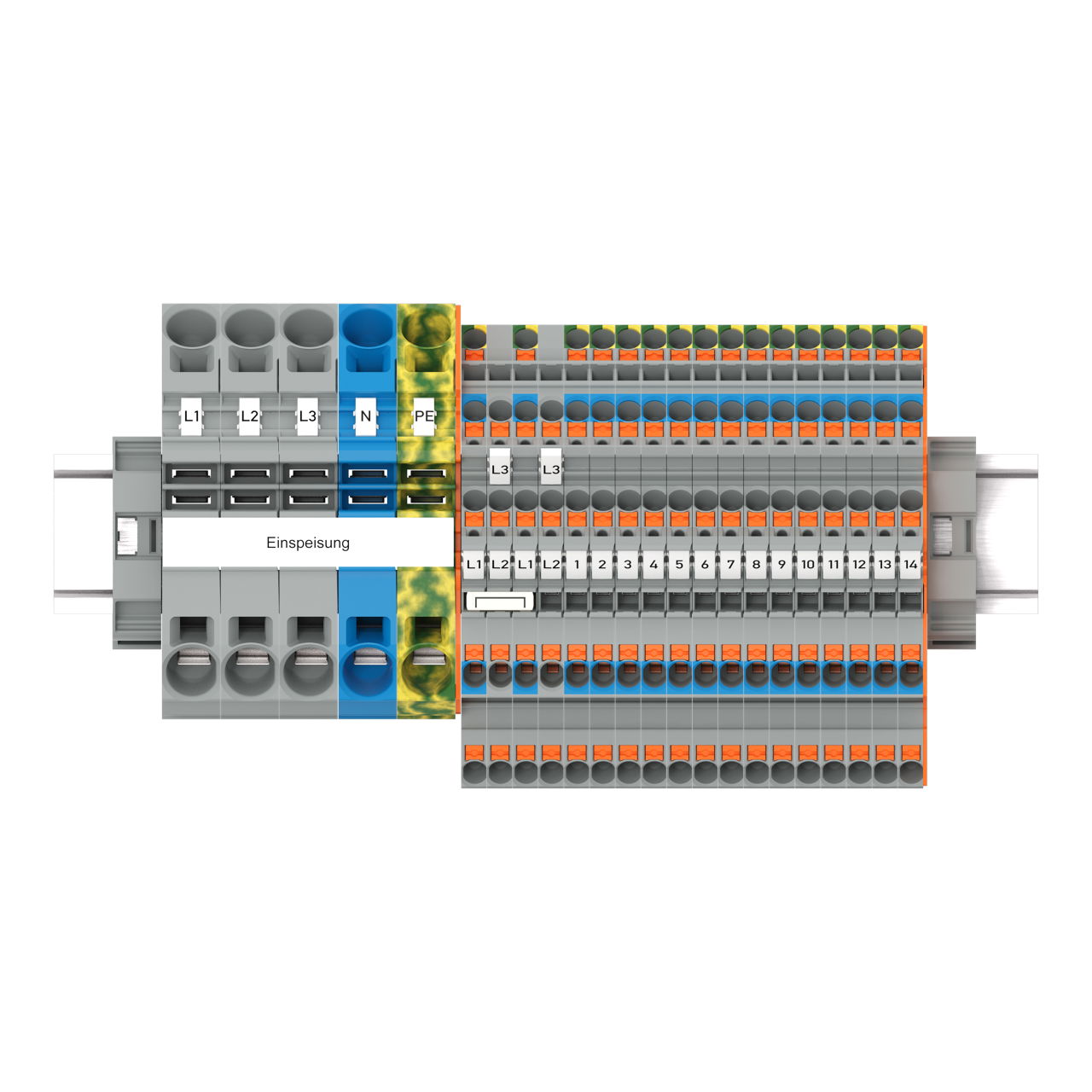 TOPJOB®S-Hauptverteiler-Set FI/LS,mit Drücker