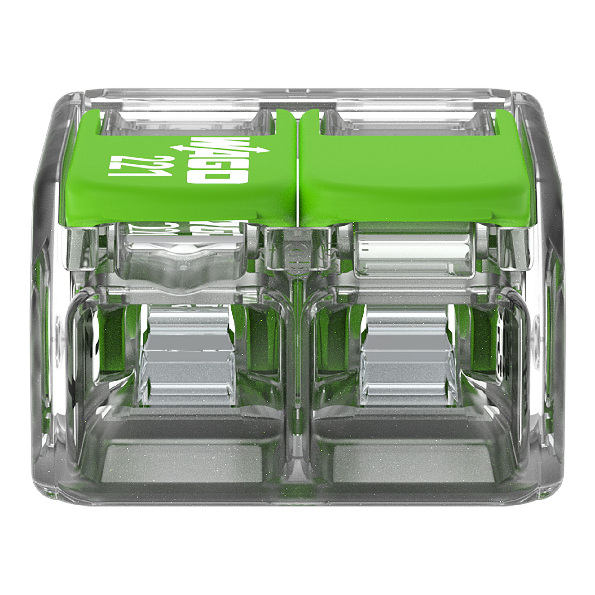 Verbindungsklemme mit Hebeln,für alle Leiterarten,max. 4 mm²,transparent – Bild 3 von 7