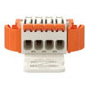 1-Leiter-Federleiste Hebel Push-in CAGE CLAMP® lichtgrau