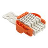 1-Leiter-Federleiste Hebel Push-in CAGE CLAMP® lichtgrau
