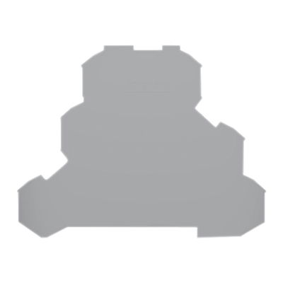 Abschluss- und Zwischenplatte 0,7 mm dick grau