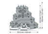 Vierstock-Reihenklemme Motoranschluss-Reihenklemme 2,5 mm² grau