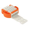 1-Leiter-Federleiste Hebel Push-in CAGE CLAMP® lichtgrau