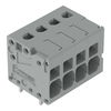 Leiterplattenklemme 4 mm² Rastermaß 5 mm grau