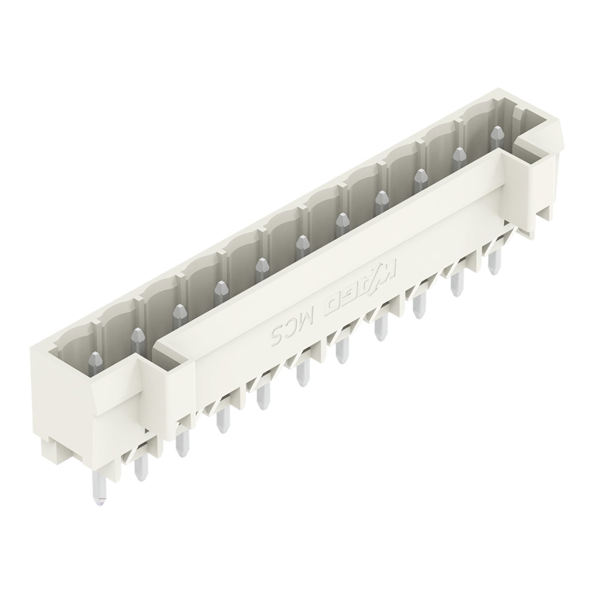 THT-Stiftleiste,Lötstift 1,0 x 1,0 mm,gerade,lichtgrau