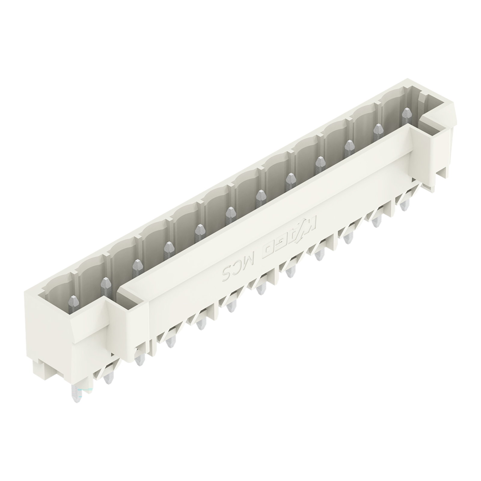 THT-Stiftleiste,Lötstift 1,0 x 1,0 mm,gerade,lichtgrau