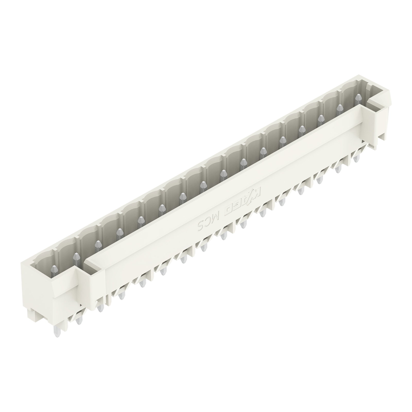 THT-Stiftleiste,Lötstift 1,0 x 1,0 mm,gerade,lichtgrau