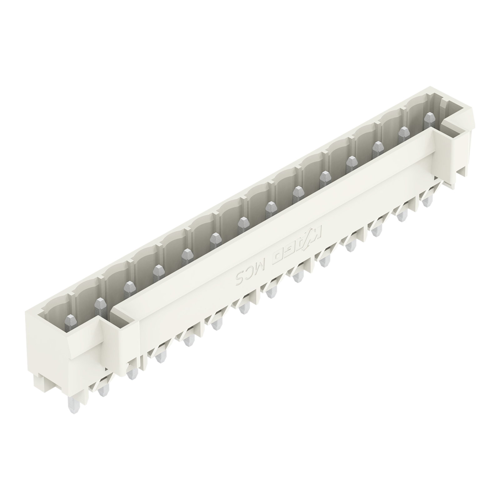 THT-Stiftleiste,Lötstift 1,2 x 1,2 mm,gerade,lichtgrau