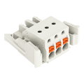 1-Leiter-Federleiste,Drücker,Push-in CAGE CLAMP®,lichtgrau