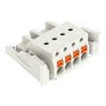 1-Leiter-Federleiste,Drücker,Push-in CAGE CLAMP®,lichtgrau