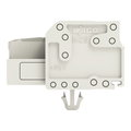 1-Leiter-Federleiste,Drücker,Push-in CAGE CLAMP®,lichtgrau