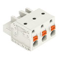 1-Leiter-Federleiste,Drücker,Push-in CAGE CLAMP®,lichtgrau