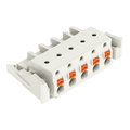 1-Leiter-Federleiste,Drücker,Push-in CAGE CLAMP®,lichtgrau