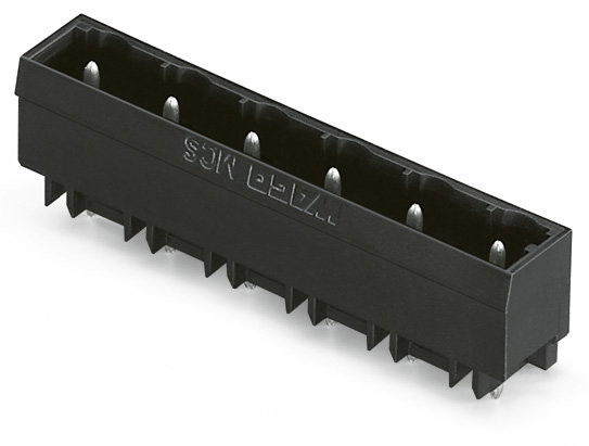 THR-Stiftleiste,Lötstift 1,0 x 1,0 mm,gerade,schwarz