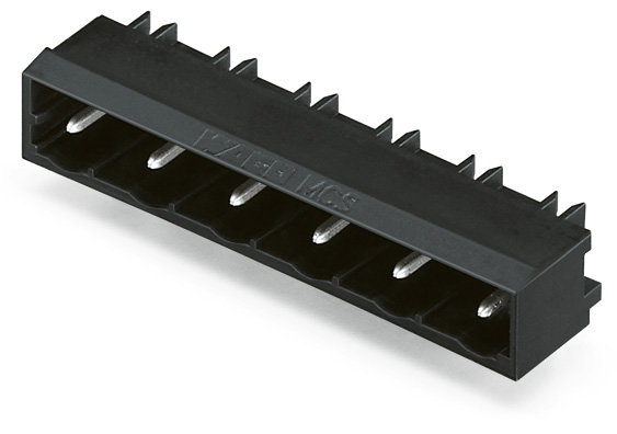 THR-Stiftleiste,Lötstift 1,2 x 1,2 mm,abgewinkelt,schwarz