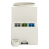 Schaltschrank-Steckdose zur Tragschienen- und Schraubmontage für Stecker Typ F, CEE 7/4 (SCHUKO®) lichtgrau