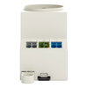 Schaltschrank-Steckdose zur Tragschienen- und Schraubmontage für Stecker Typ F, CEE 7/4 (SCHUKO®) lichtgrau