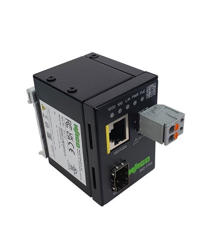 Industrial Media Converter Kupfer zu SFP-Port  PoE