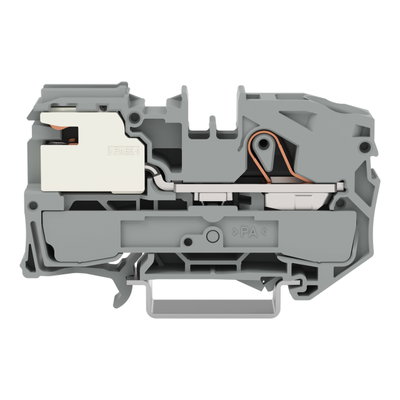 1-Leiter-Potentialausgleichsklemme 16 mm² Push-in CAGE CLAMP® grau