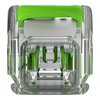 Durchgangsverbinder mit Hebeln für alle Leiterarten max. 4 mm² transparent