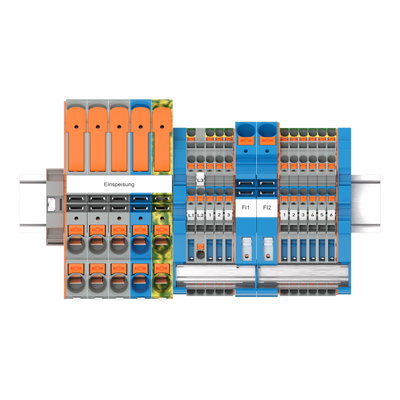TOPJOB®S-Hauptverteiler-Set FI mit Drücker Einspeisung mit Hebel mehrfarbig