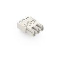 Stecker,mit PE-Direktkontakt,3-polig,weiß