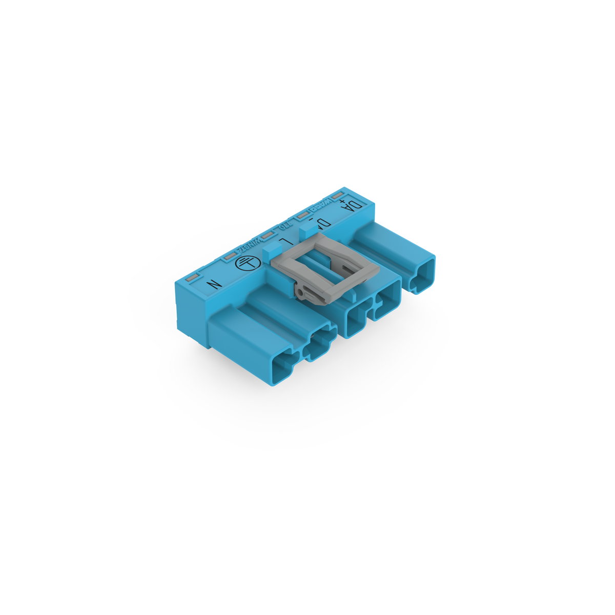 Stecker für Leiterplatten,abgewinkelt,5-polig,blau – Bild 2 von 5