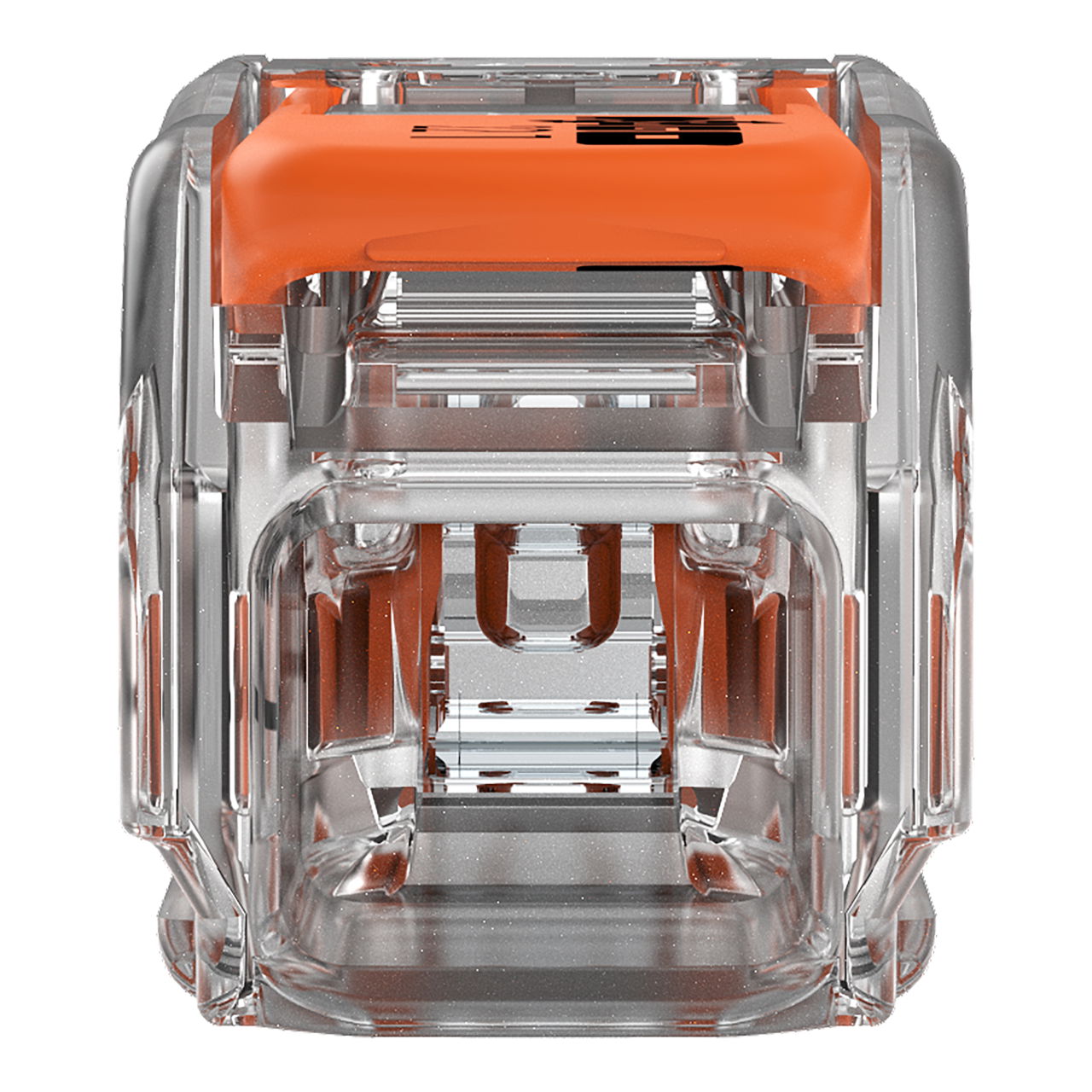 Durchgangsverbinder mit Hebeln,für alle Leiterarten,max. 4 mm²,transparent – Bild 2 von 5