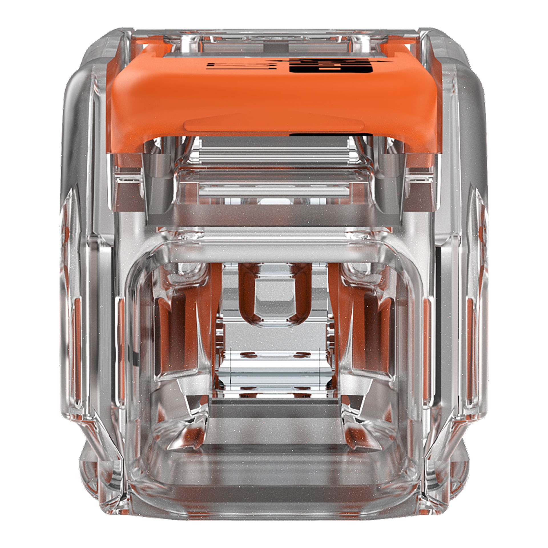 Durchgangsverbinder mit Hebeln,für alle Leiterarten,max. 4 mm²,transparent – Bild 2 von 5