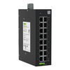 Industrial-ECO-Switch 16 Ports 1000Base-T Erweiterter Temperaturbereich metallisch schwarz